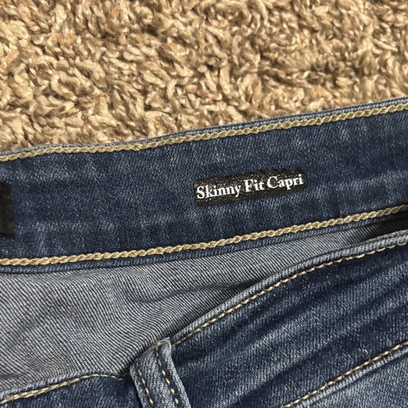 Judy Blue Deep Indigo Cropped Jeans - Picture 5 of 11